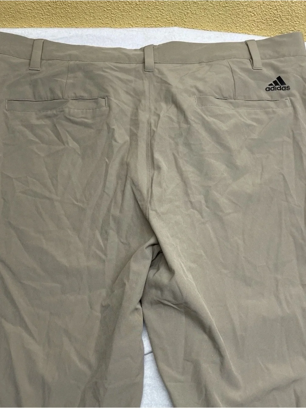 adidas Men's Tan Chino Golf Pants